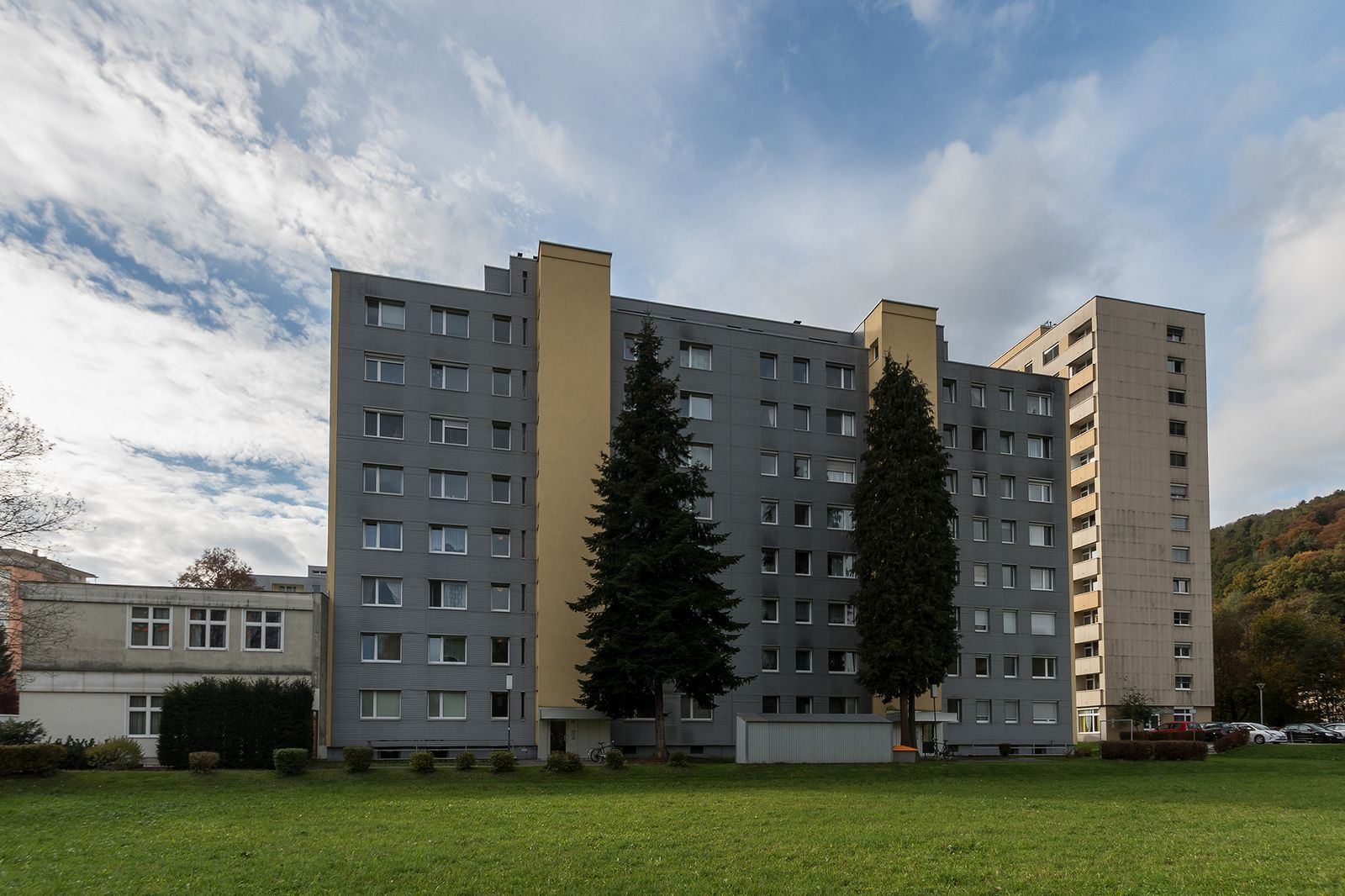 Sanierte Wohnanlage in der J.-W.-Kleinstraße