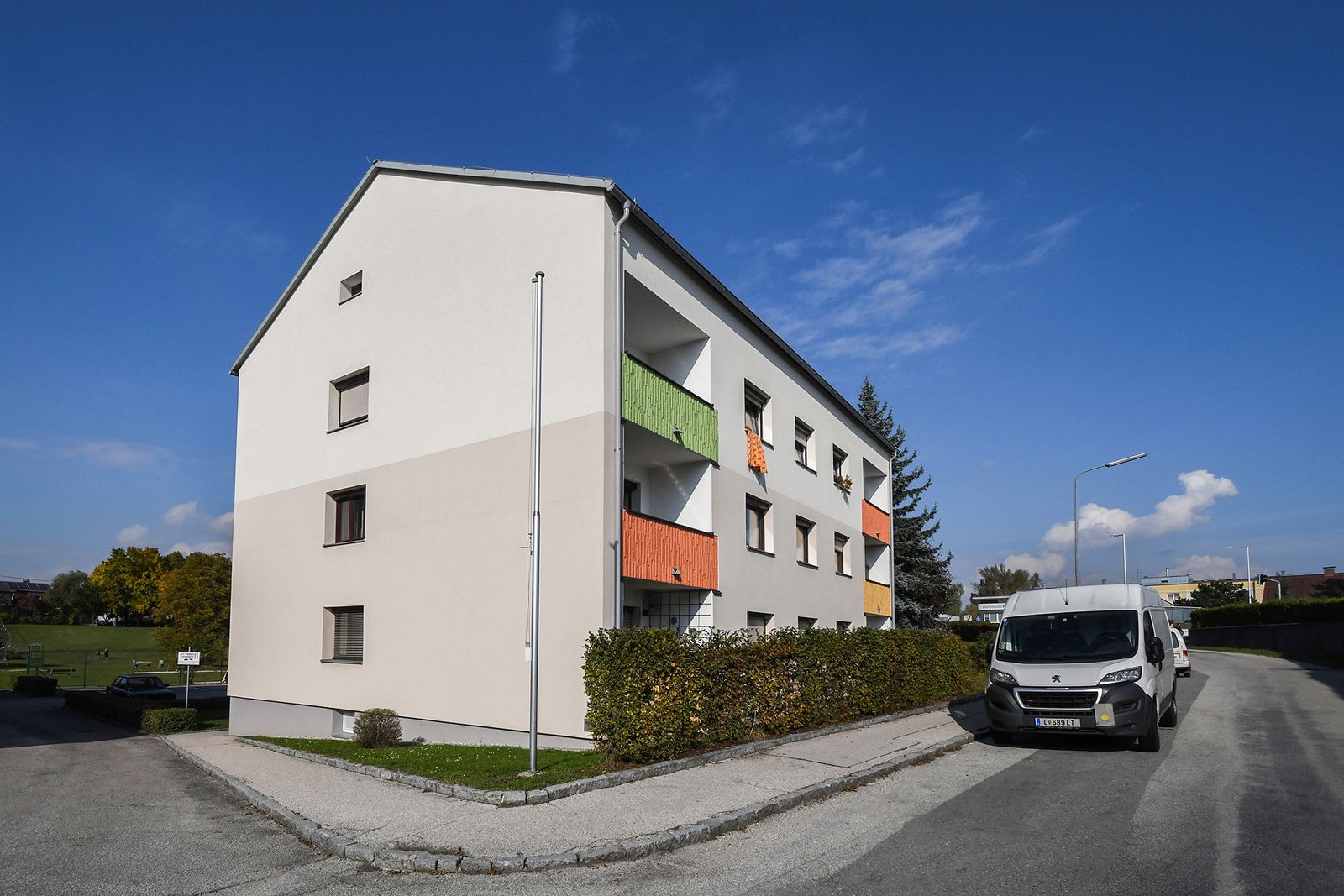 Sanierte Wohnanlage Traunleiten